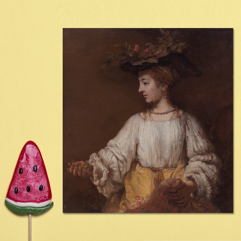 Πίνακας σε καμβά Rembrandt - Flora