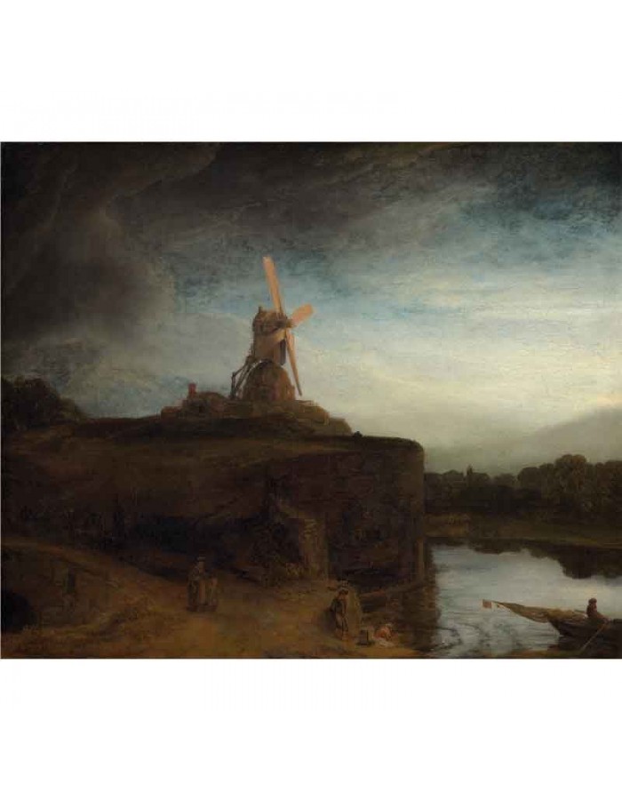 Πίνακας σε καμβά Rembrandt van Rijn - The Mill