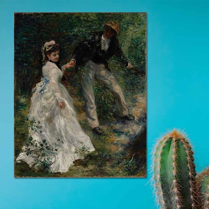 Πίνακας σε καμβά Renoir - La Promenade