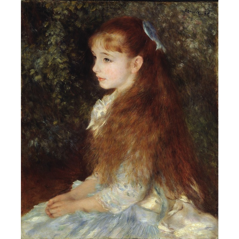 Πίνακας σε καμβά Renoir - Portrait of Mademoiselle Irène Cahen d'Anvers