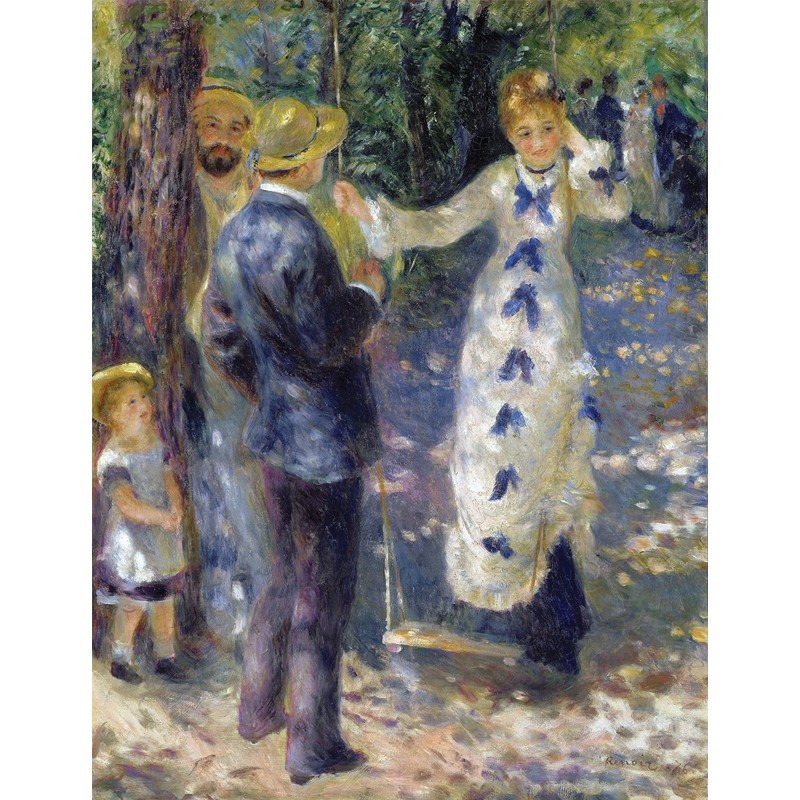 Πίνακας σε καμβά Renoir - Swing