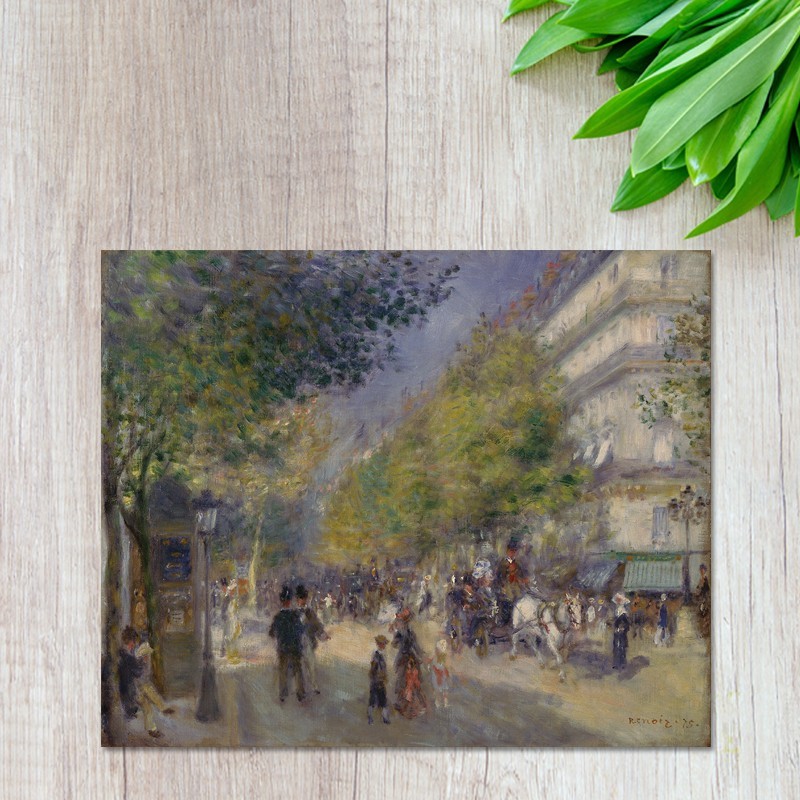 Πίνακας σε καμβά Renoir - The Grands Boulevards