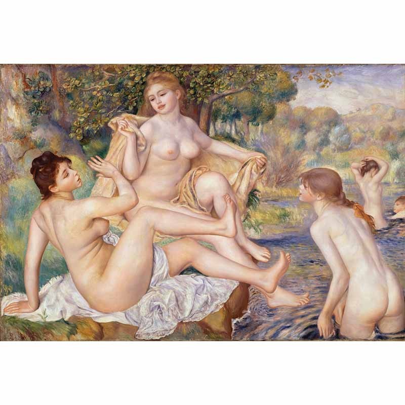 Πίνακας σε καμβά Renoir - The Large Bathers