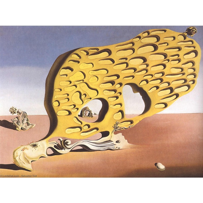 Πίνακας σε καμβά Salvador Dali - The Enigma of desire my mother