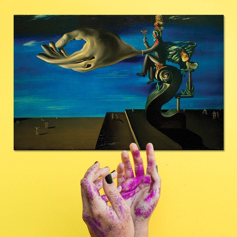 Πίνακας σε καμβά Salvador Dali-The hand