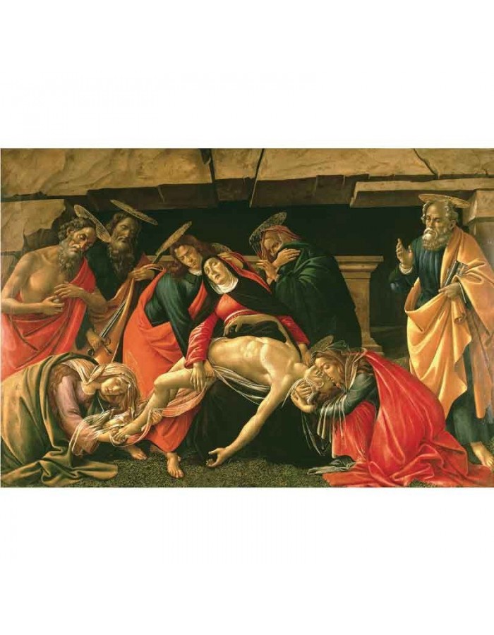 Πίνακας σε καμβά Sandro Botticelli - Lamentation of Christ