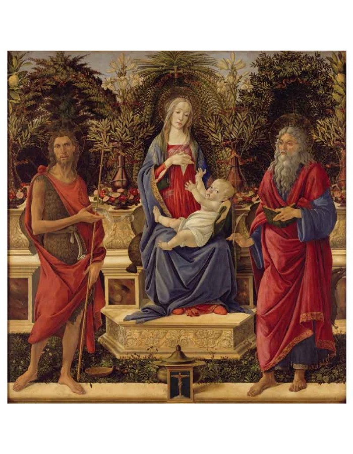 Πίνακας σε καμβά Sandro Botticelli - The Bardi Altarpiece - 1484