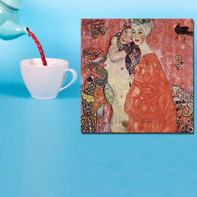 Πίνακας σε καμβά The women friends-Gustav Klimt