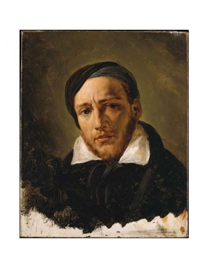 Πίνακας σε καμβά Théodore Géricault - Self Portrait