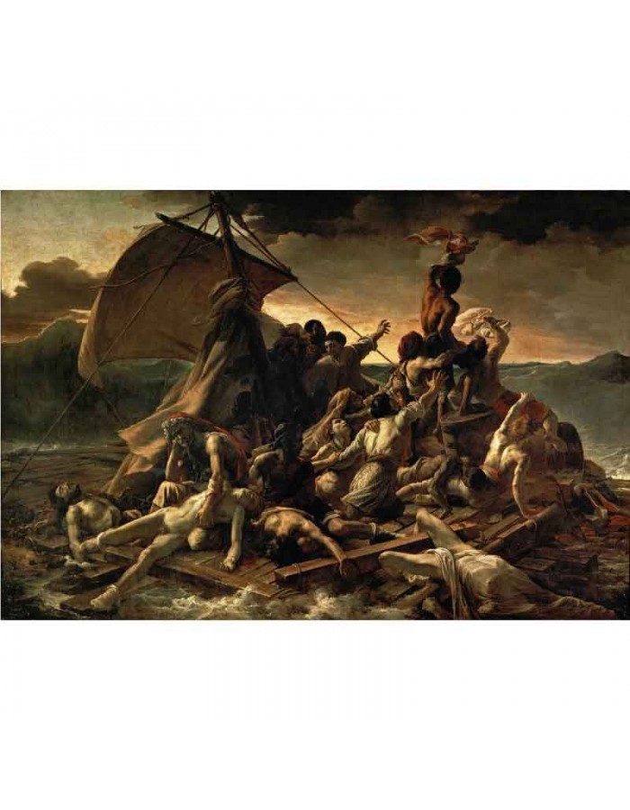 Πίνακας σε καμβά Théodore Géricault - The Raft of the Medusa - 1819