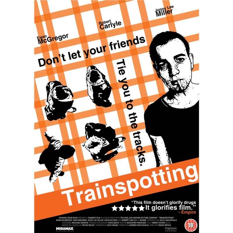 Πίνακας σε καμβά Trainspotting