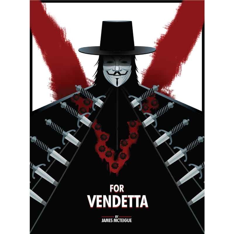 Πίνακας σε καμβά V for Vendetta