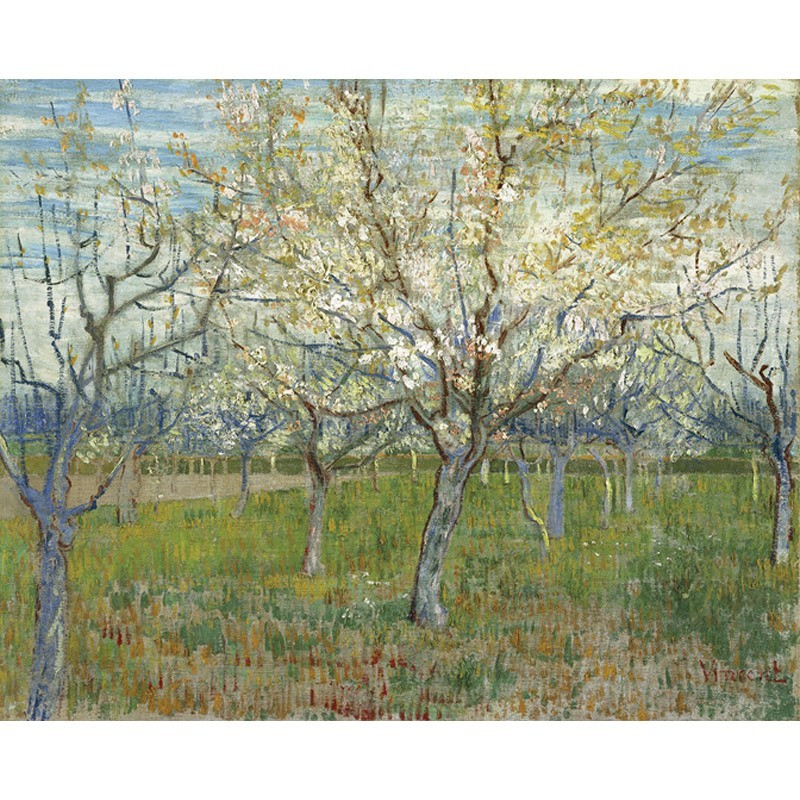 Πίνακας σε καμβά Van Gogh - De roze boomgaard