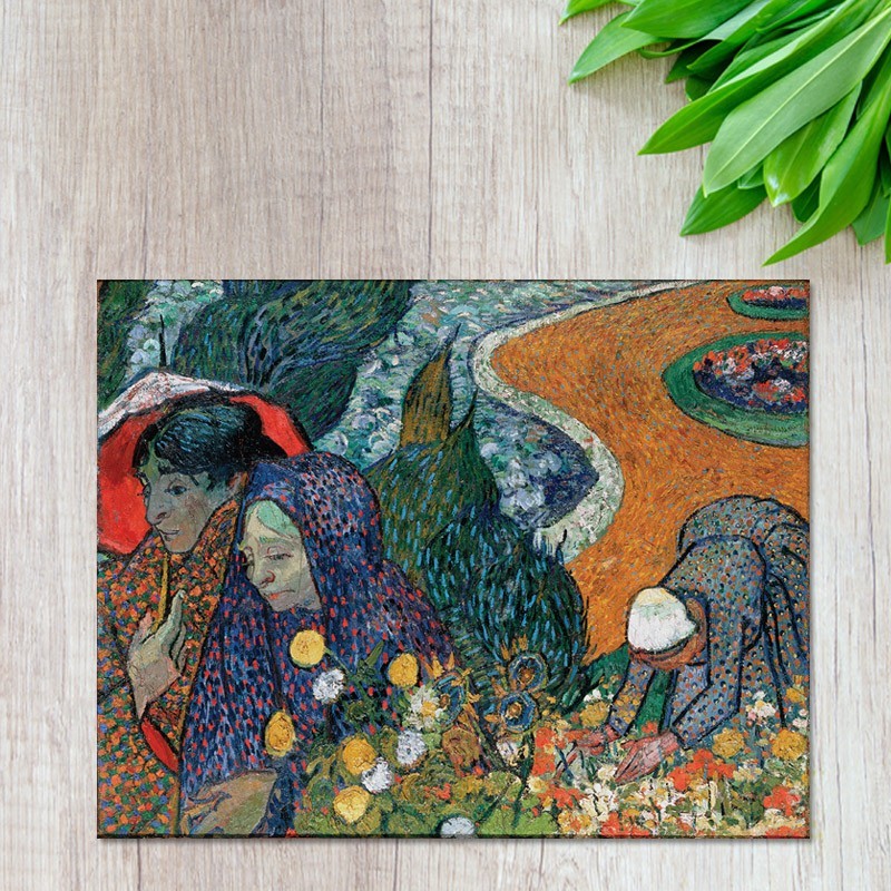 Πίνακας σε καμβά Van Gogh - Ladies of Arles