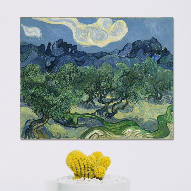 Πίνακας σε καμβά Van Gogh - The Olive Trees