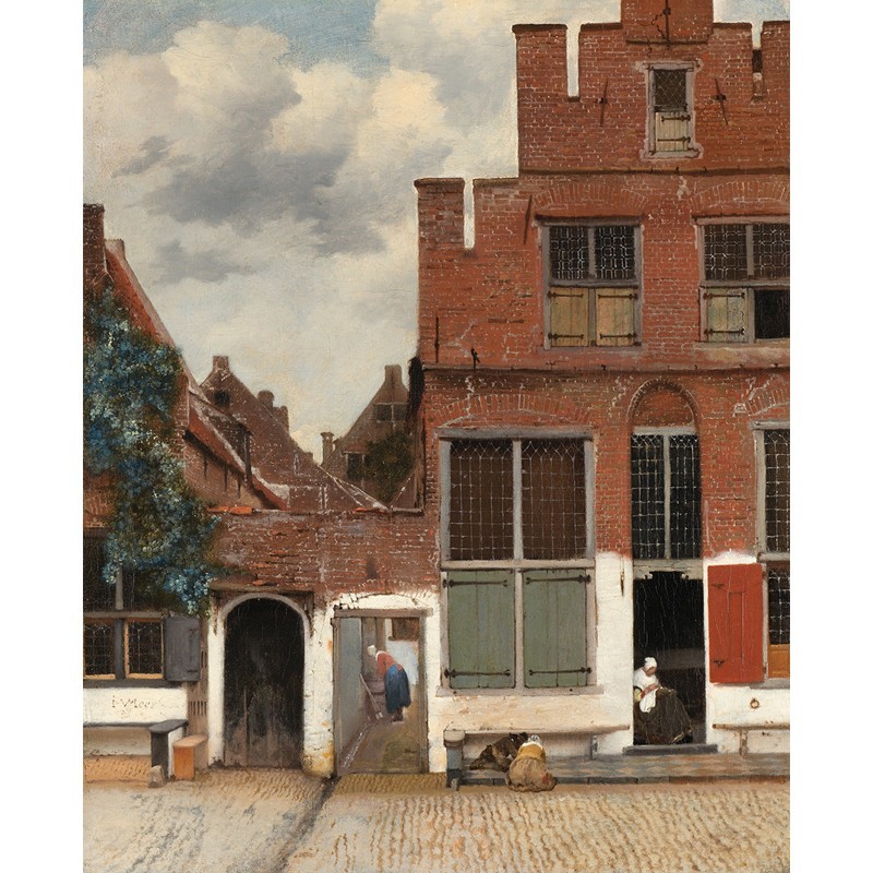 Πίνακας σε καμβά Vermeer - The Little Street