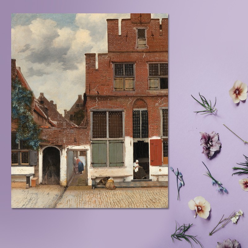 Πίνακας σε καμβά Vermeer - The Little Street