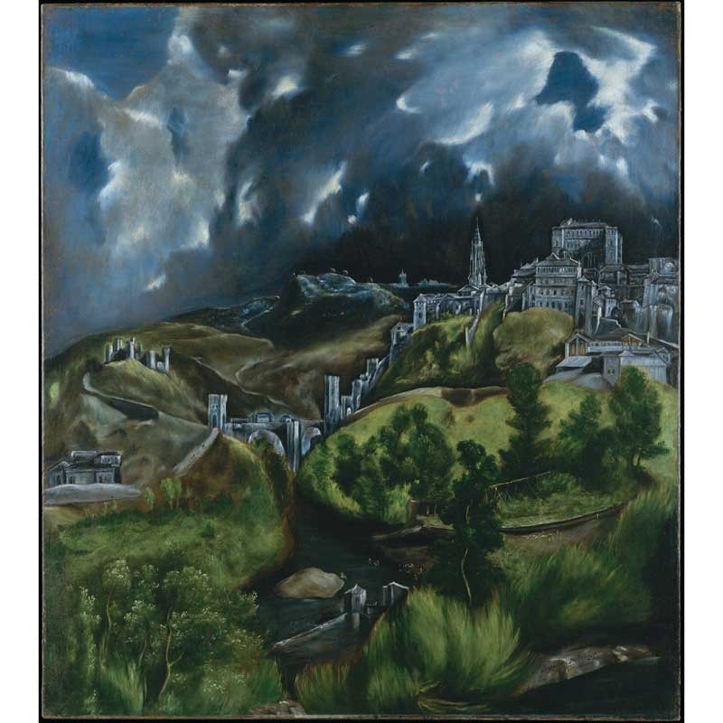 Πίνακας σε καμβά View of Toledo-El Greco
