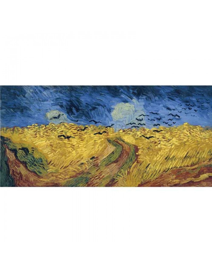 Πίνακας σε καμβά Vincent Van Gogh - Wheatfield with Crows