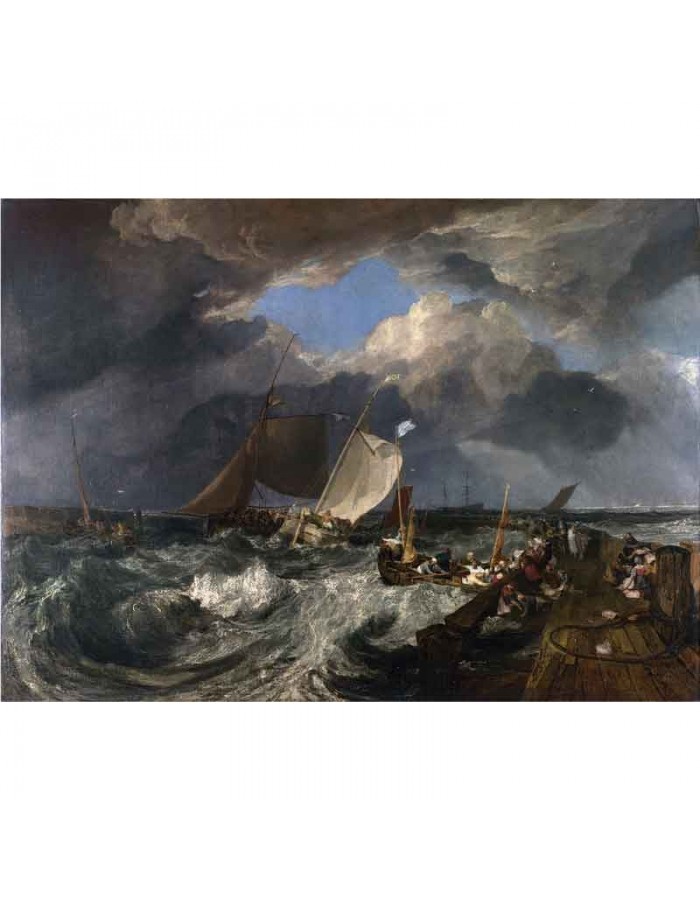 Πίνακας σε καμβά William Turner - Calais Pier - 1801