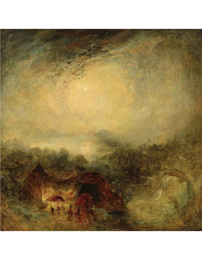 Πίνακας σε καμβά William Turner - The Evening of the Deluge - 1843