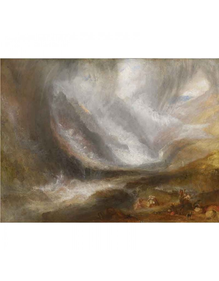 Πίνακας σε καμβά William Turner - Valley of Aosta - 1836