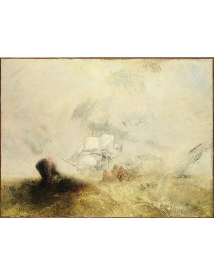 Πίνακας σε καμβά William Turner - Whalers - 1845