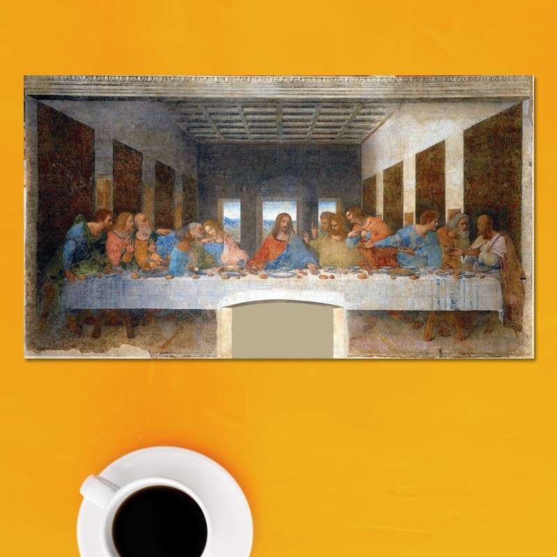 Πίνακας σε καβά Leonardo da Vinci - The Last Supper