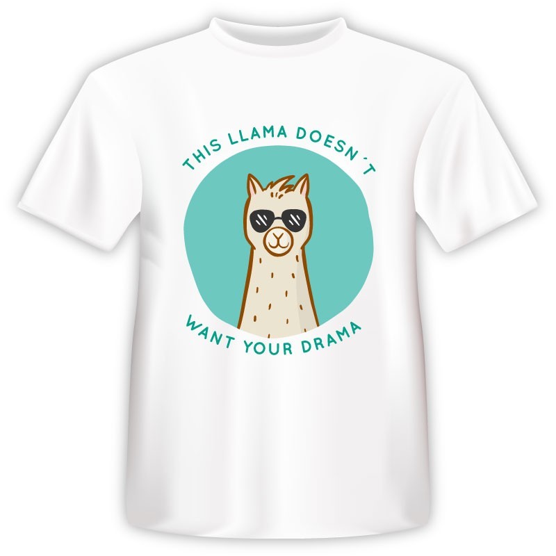 T-shirt Llama Drama