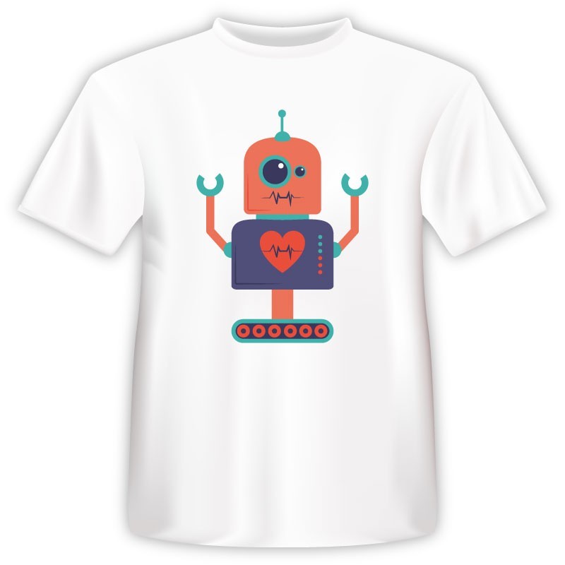 T-shirt Robot 3