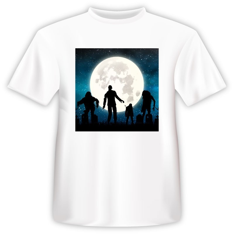 T-shirt Zombies Fullmoon