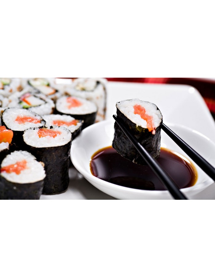 Ταπετσαρία για εστιατόριο με sushi rolls