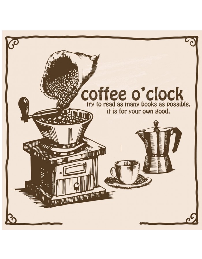 Ταπετσαρία για κατάστημα Coffee o' clock