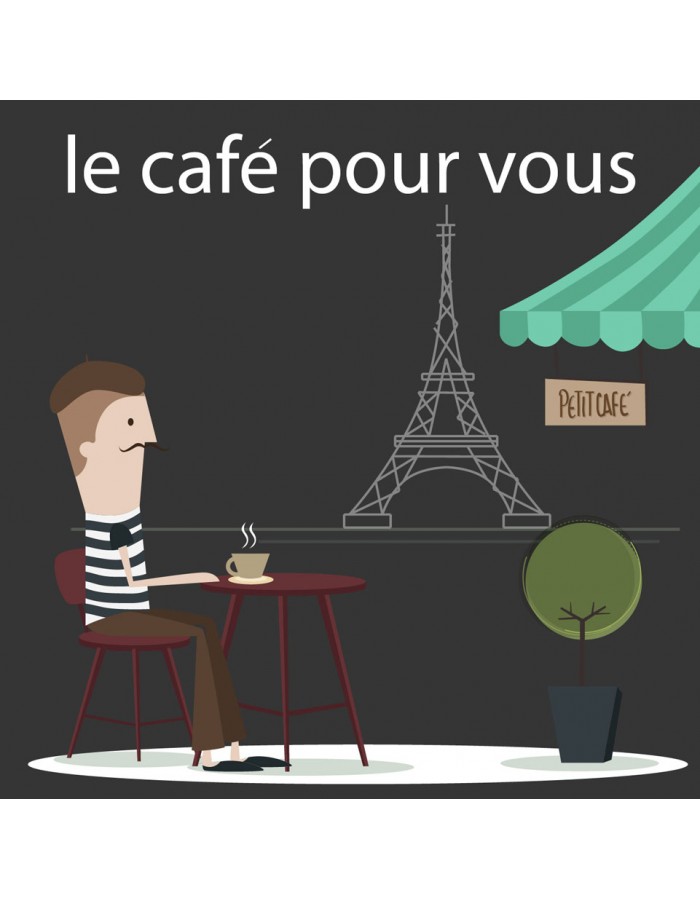 Ταπετσαρία για κατάστημα Καφές στο Παρίσι