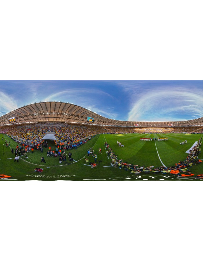 Ταπετσαρία με ποδόσφαιρο Maracana Stadium με πανοραμική θέα