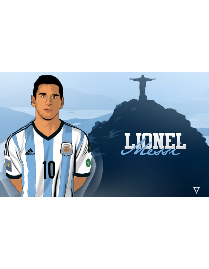 Ταπετσαρία με ποδόσφαιρο με Messi Βραζιλία