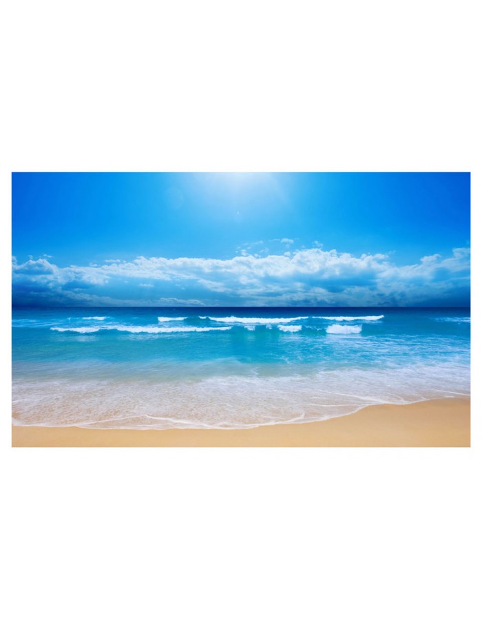 Ταπετσαρία με θάλασσα με κύματα στην άμμο