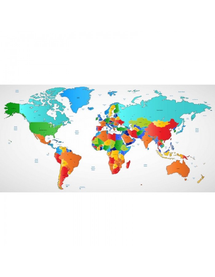 Ταπετσαρία Χάρτης με χώρες
