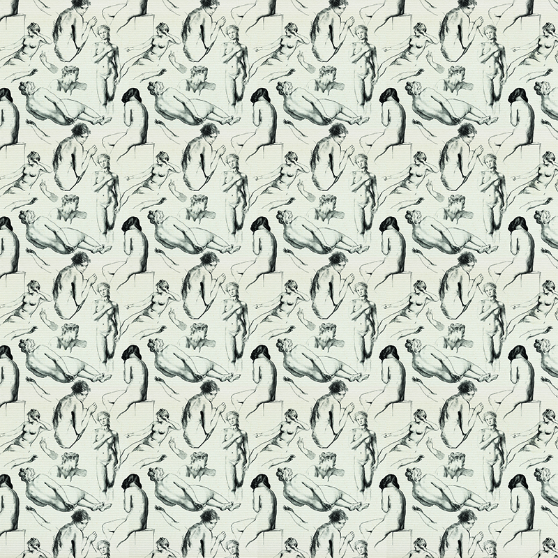 Ταπετσαρία Female nude patterned